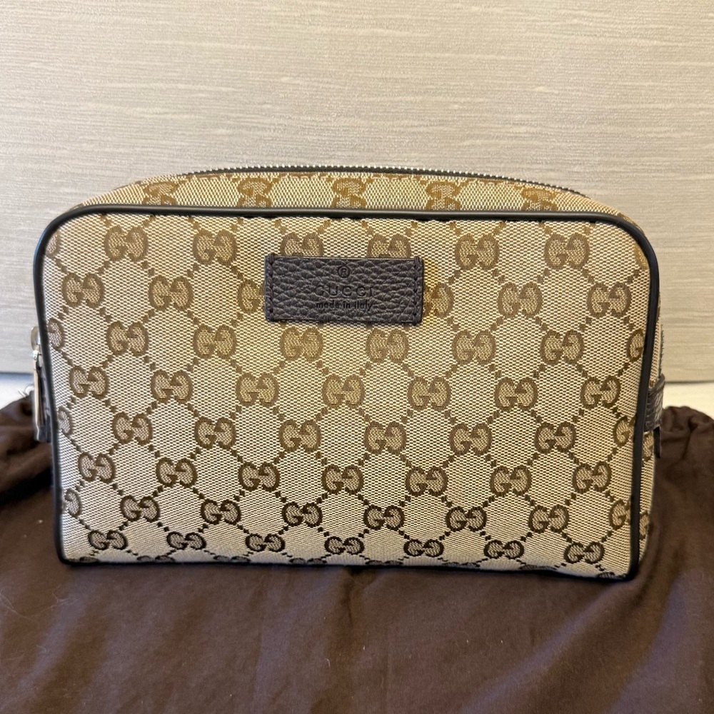 Gucci GG Beige Monogram Belt/Waist Bag